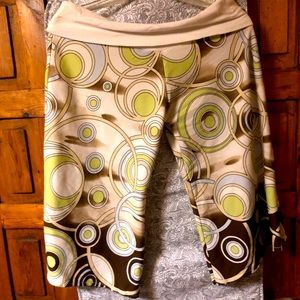 Handmade yoga pants.